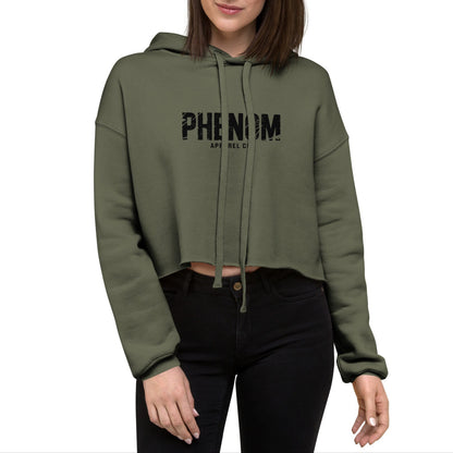 womens-cropped-hoodie-military-green-front